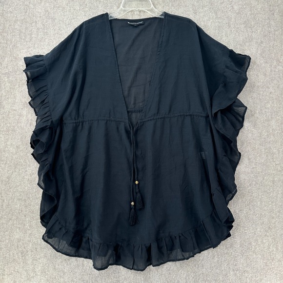 Other - Club Z Collection Womens Swim Cover-Up Large Resort Vacation Black‎